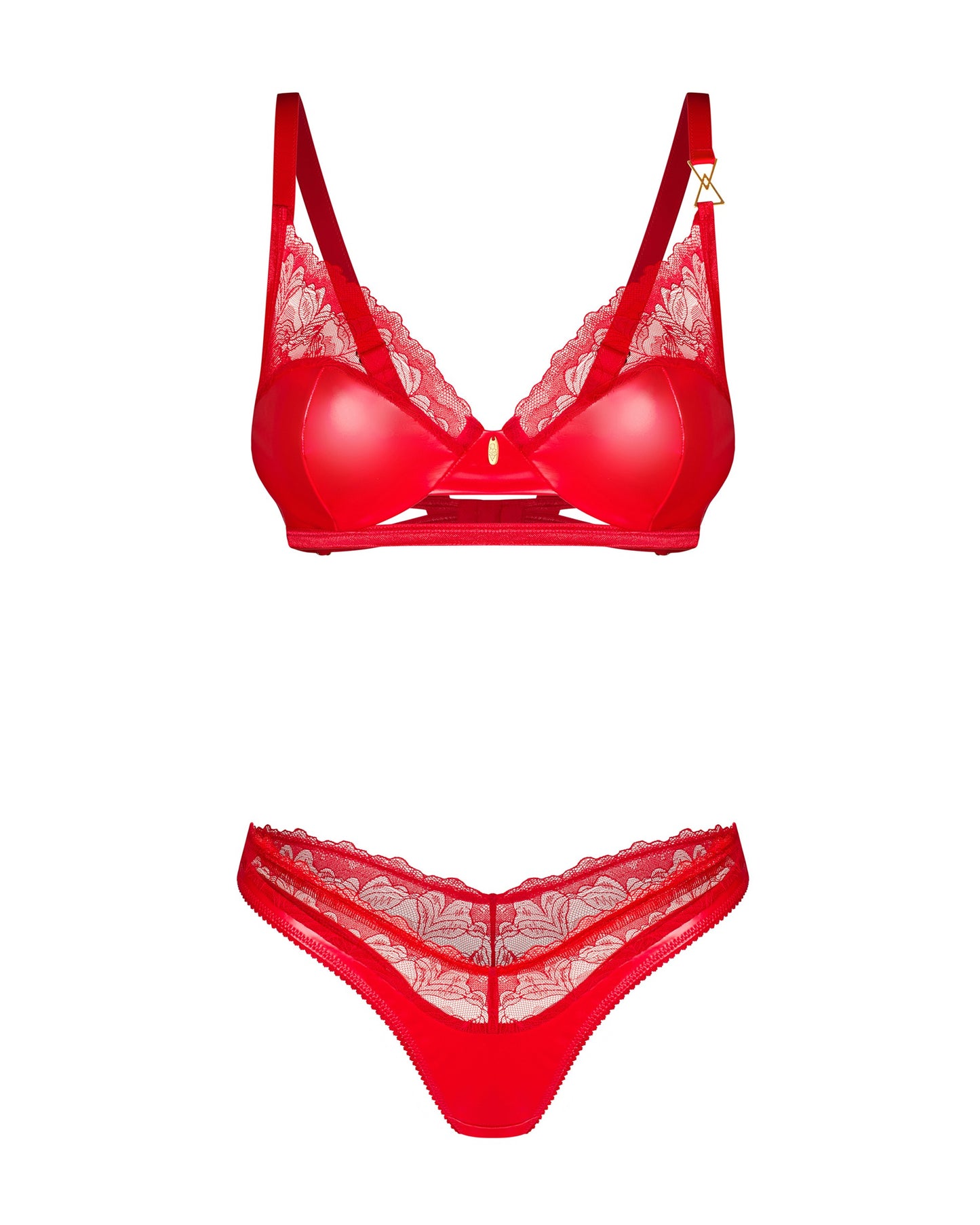 Obsessive Set 2 Piezas Aliosa Rojo S/M