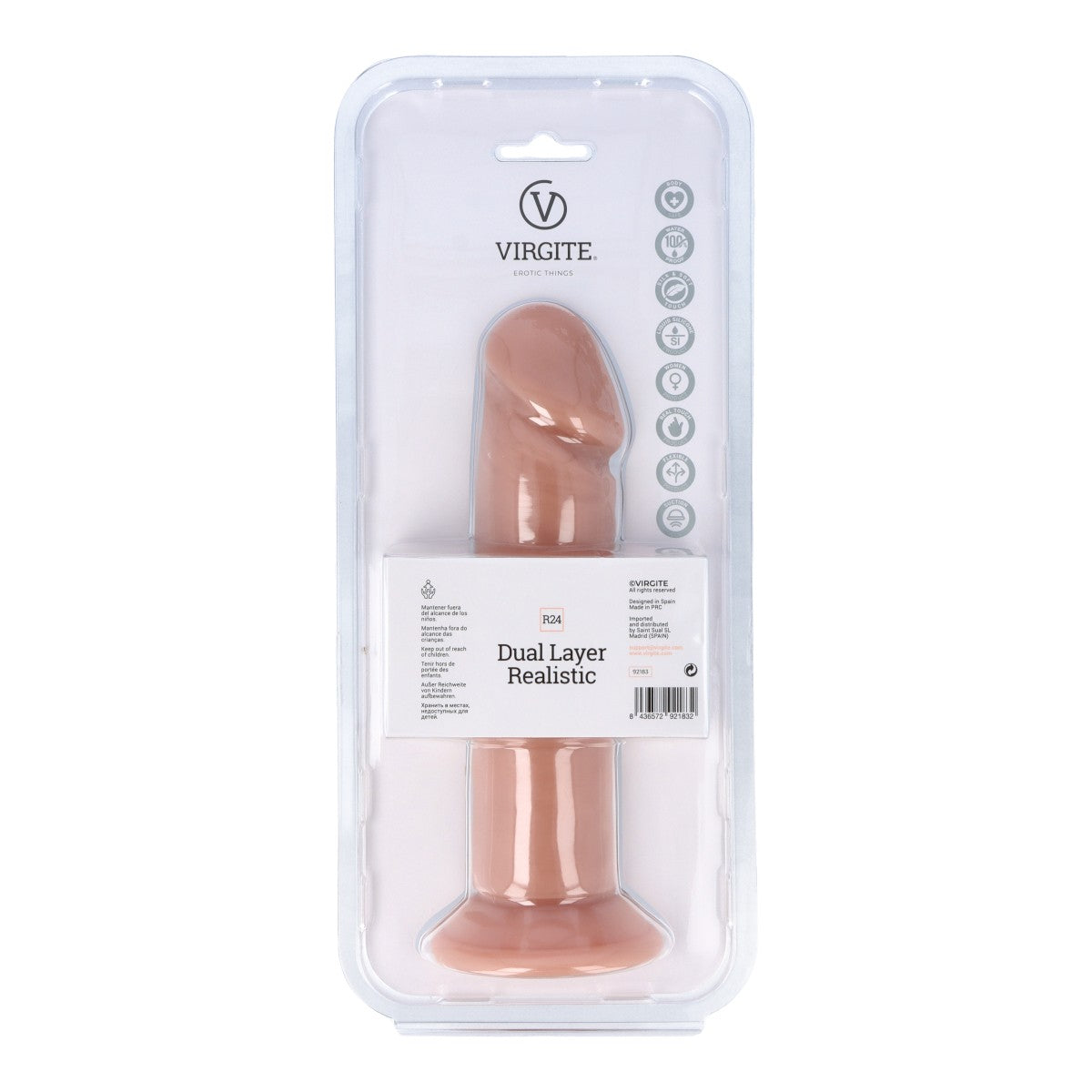Dildo Dual Layer Realistic 21,5CM R24