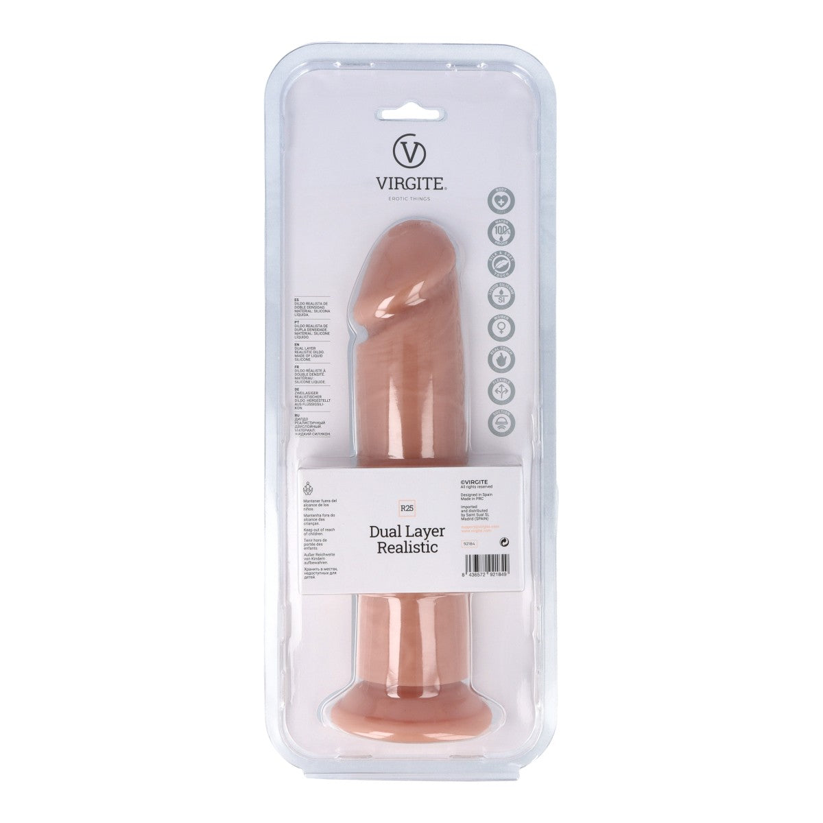 Dildo Dual Layer Realistic 23,5CM R25