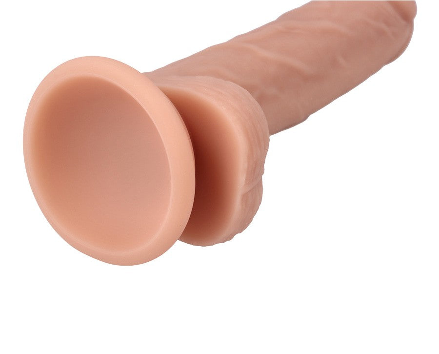 Dildo Dual Layer Realistic With Balls 17CM R32