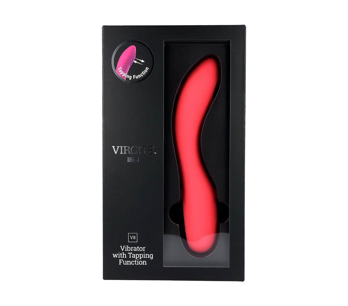 Vibrador Tapping Punto G Recargable V8 Rosa
