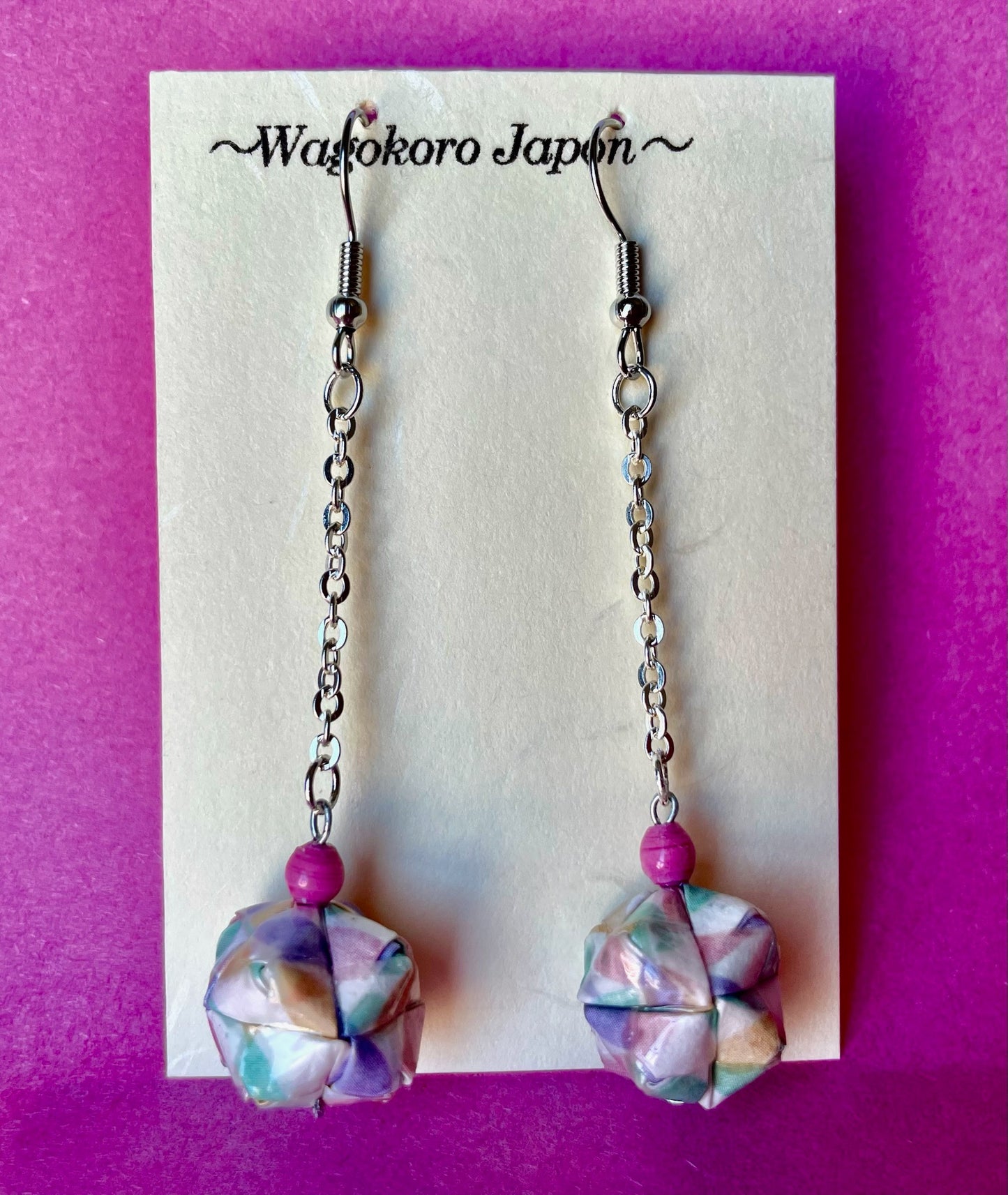 Wagokoro Japón Pendientes Kusudama Model 3