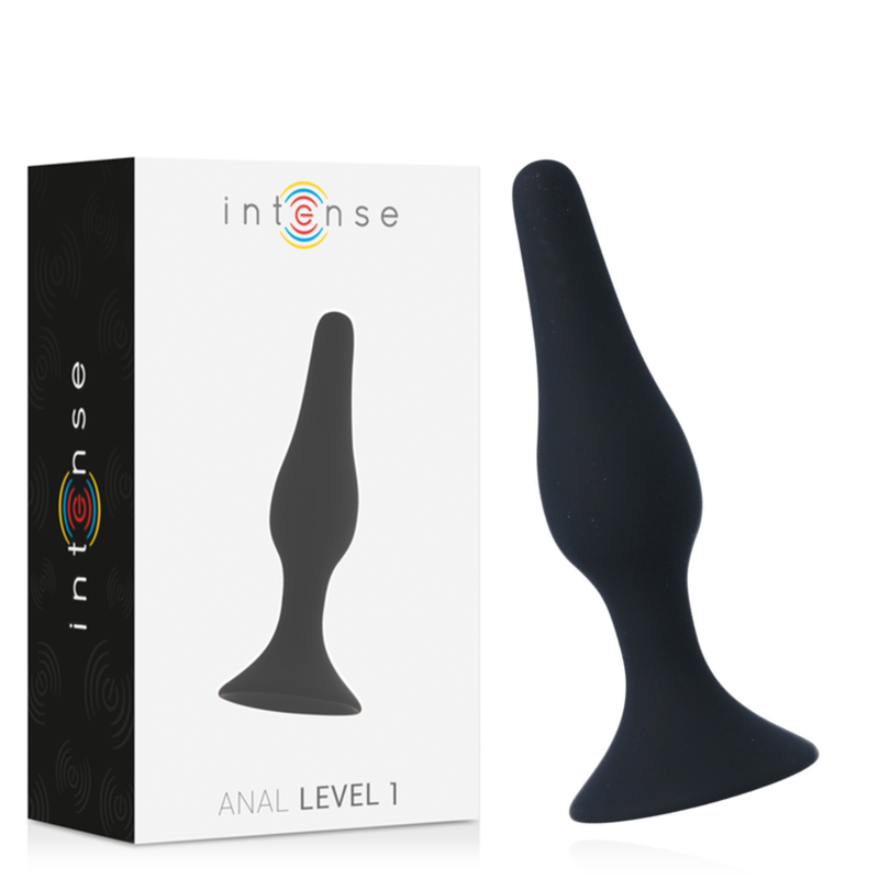 Plug Anal Silicona Negro 10.5CM