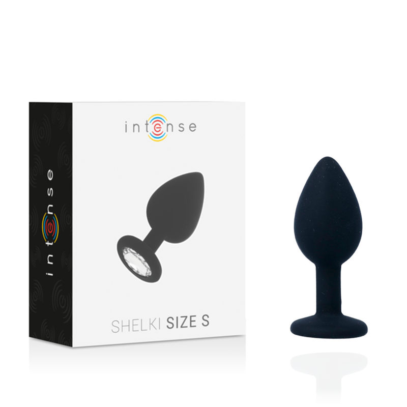 Plug Joya Anal Silicona Intense Negro S