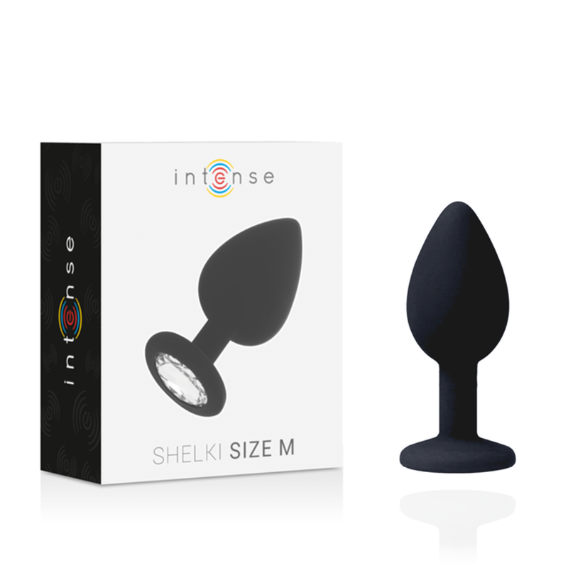 Plug Joya Anal Silicona Intense Negro M