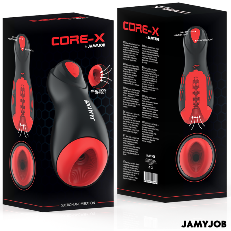 Masturbador Core X Succión y Vibración