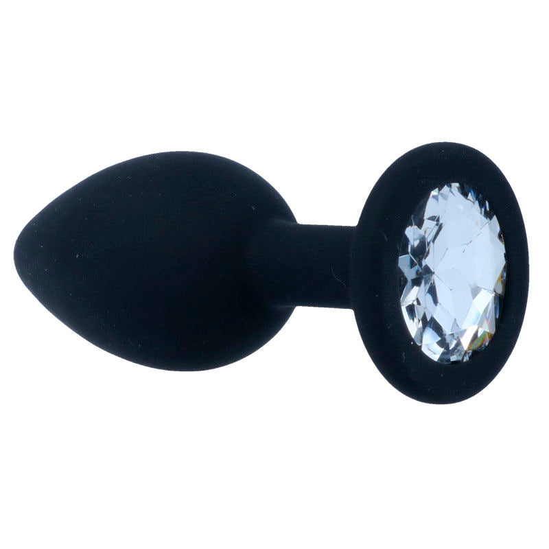 Plug Joya Anal Silicona Intense Negro S