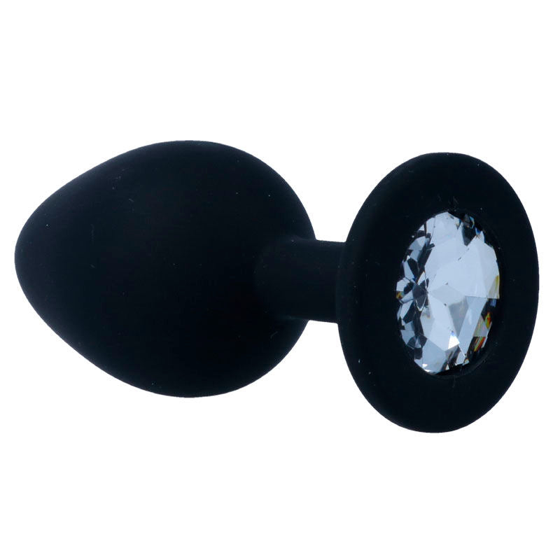 Plug Joya Anal Silicona Intense Negro M