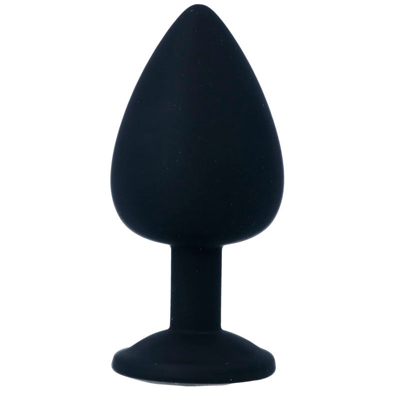 Plug Joya Anal Silicona Intense Negro L
