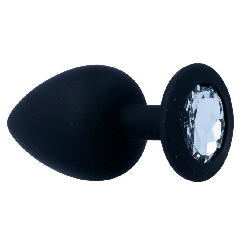 Plug Joya Anal Silicona Intense Negro L