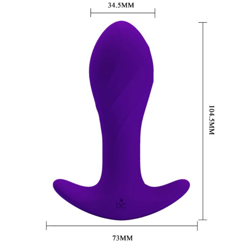 Butt Plug Anal Recargable Pretty Love Purple