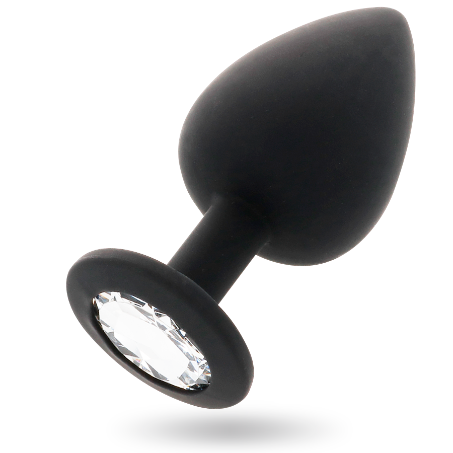 Plug Joya Anal Silicona Intense Negro L