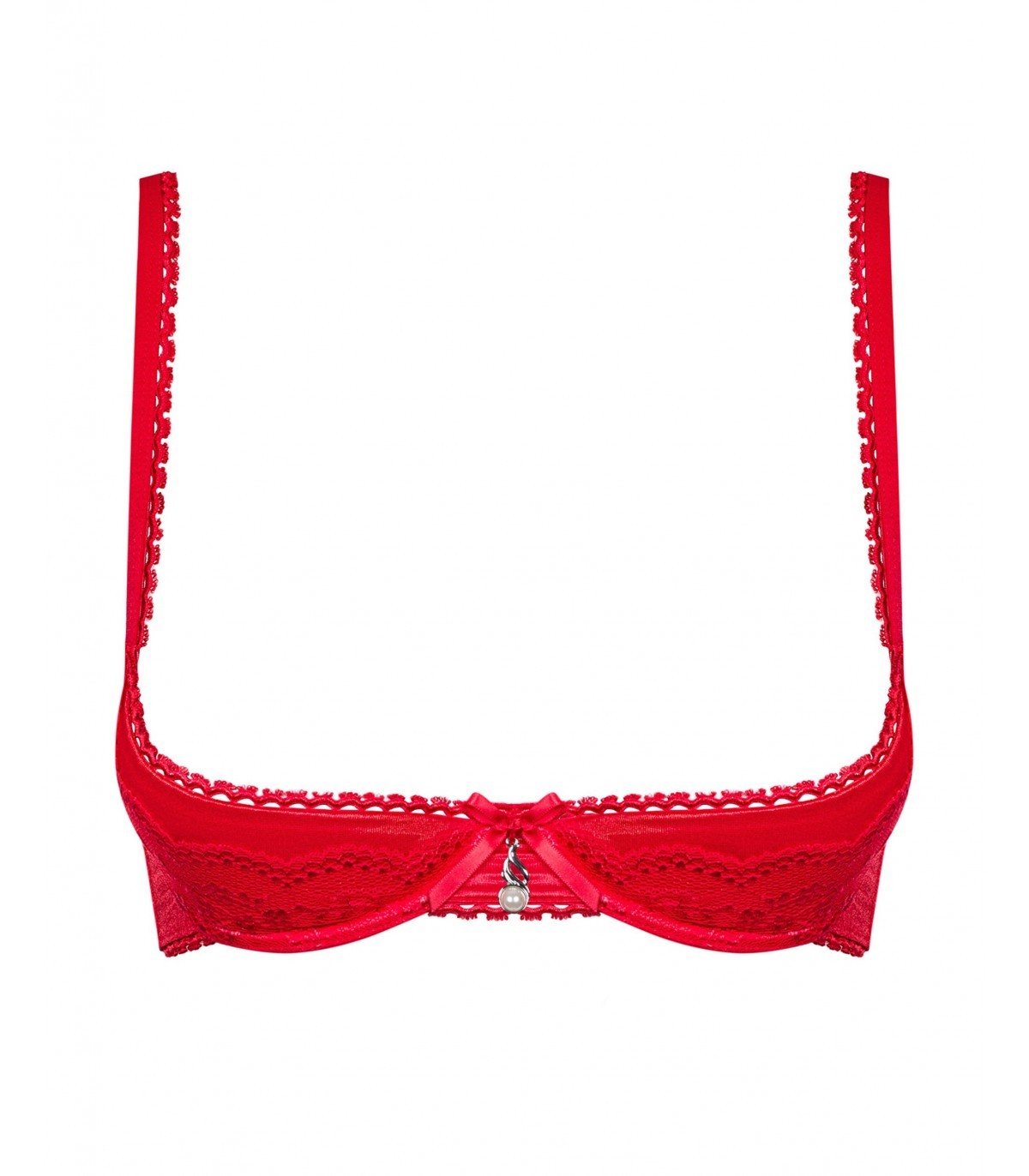 Obsessive Half-Bra L/XL Rojo