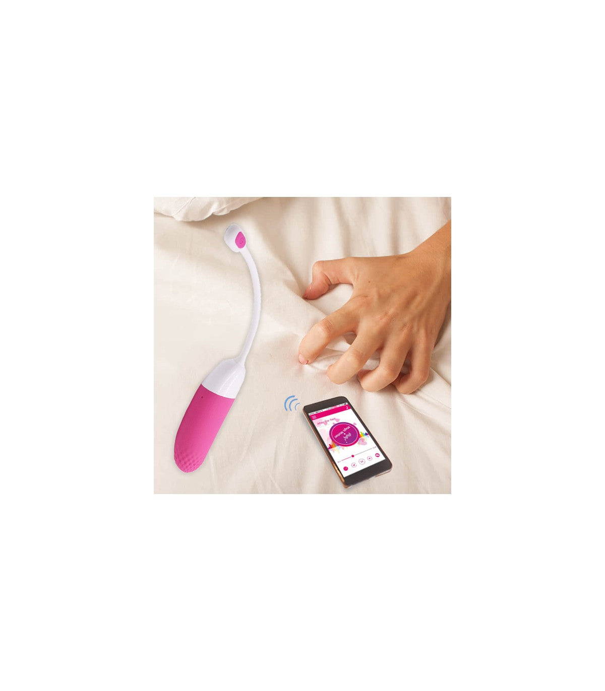 Huevo Vibrador Magic Motion con App Recargable Rosa