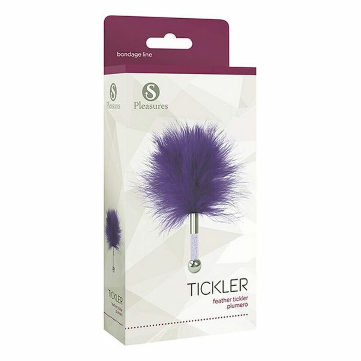 Pluma Tickler Morado