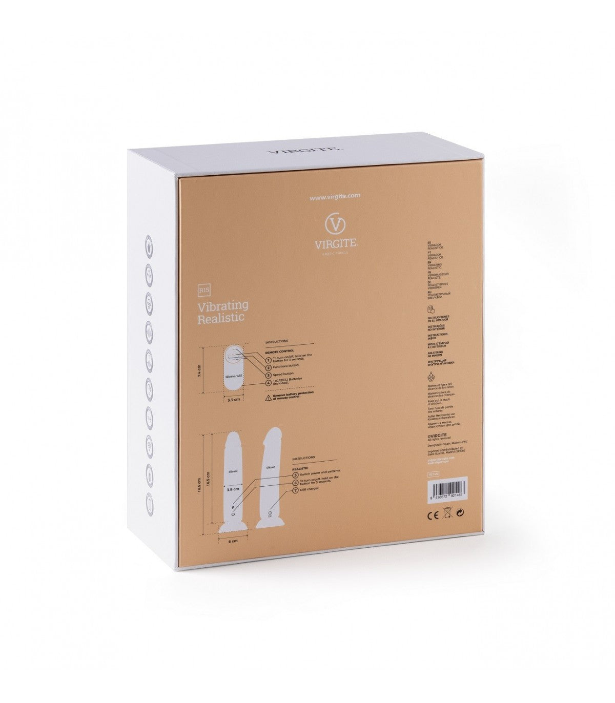 Realístico R15 16,5CM con Control Remoto