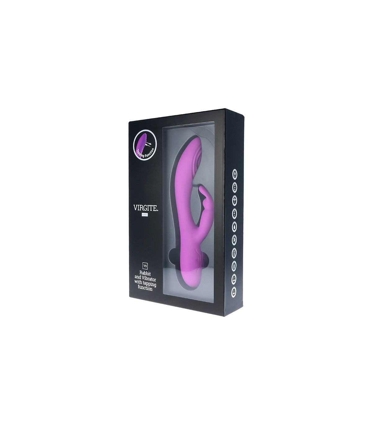 Vibrador Tapping Punto G Recargable V9 Purple