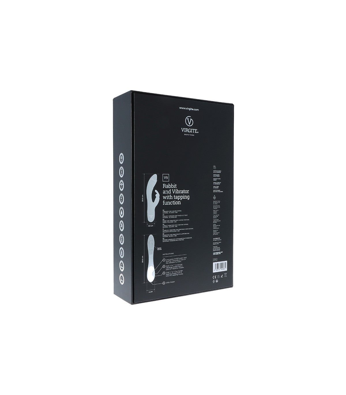 Vibrador Tapping Punto G Recargable V9 Rosa