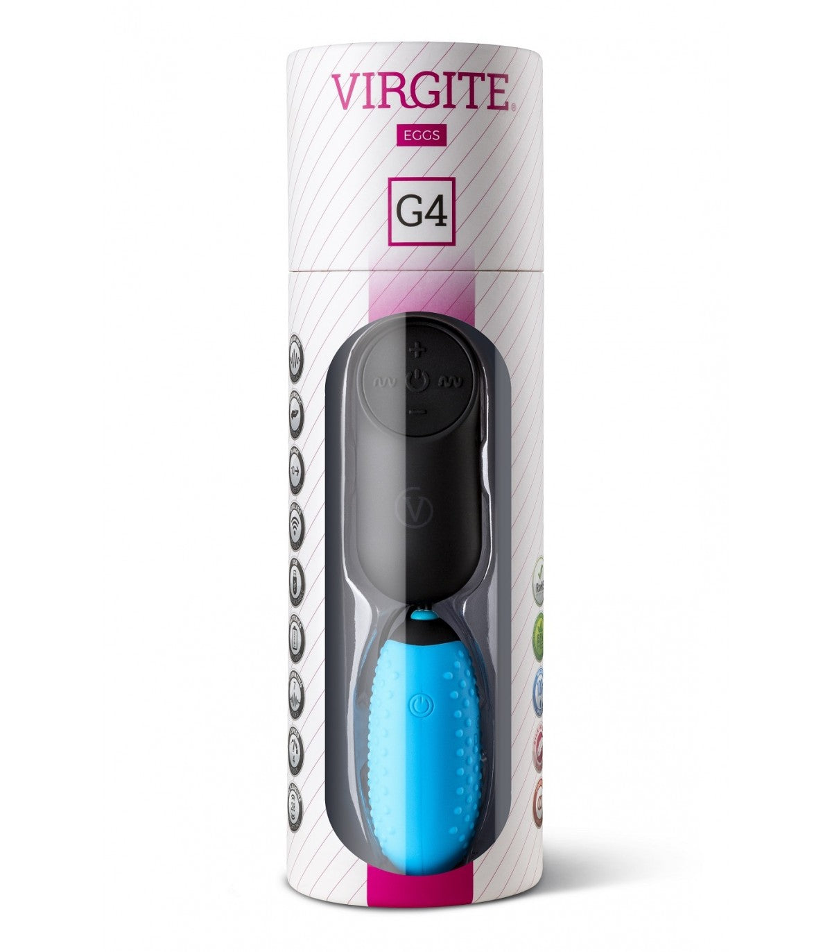 Huevo Vibrador G4 Control Remoto Azul