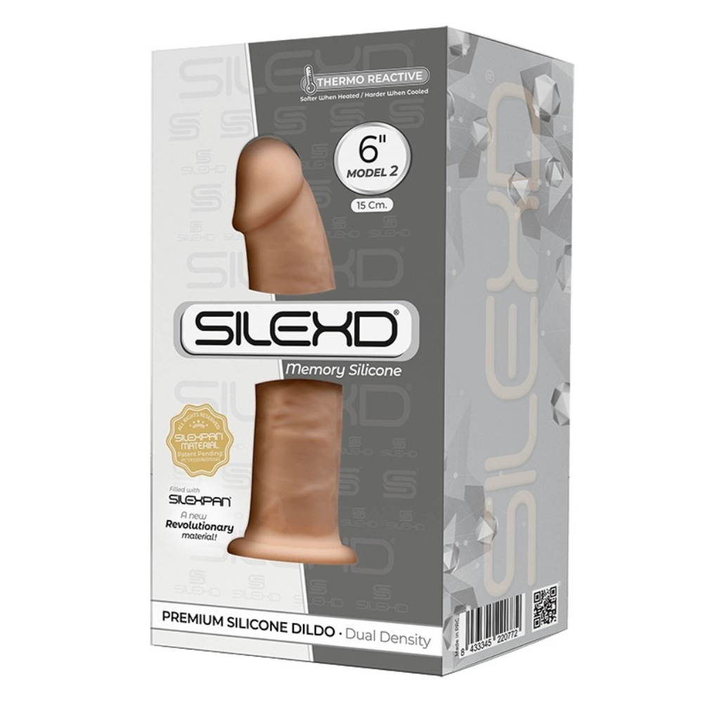 Silexd Dildo Silicona 6" Model 2 Thermo Reactive