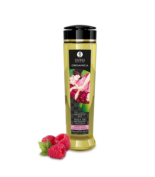 Aceite de Masaje Shunga Orgánico Frambuesa 240 ML
