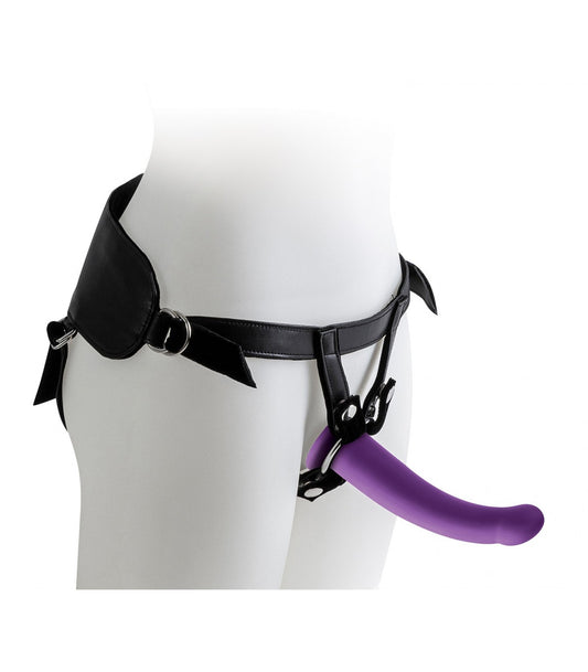Arnés Con Dildo Morado Talla L 18,5CM