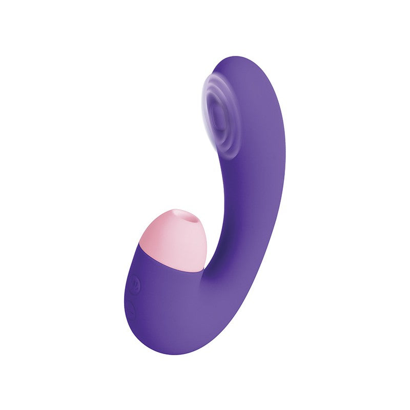 Succionador Vibrador Pleasures Blizzard Purple