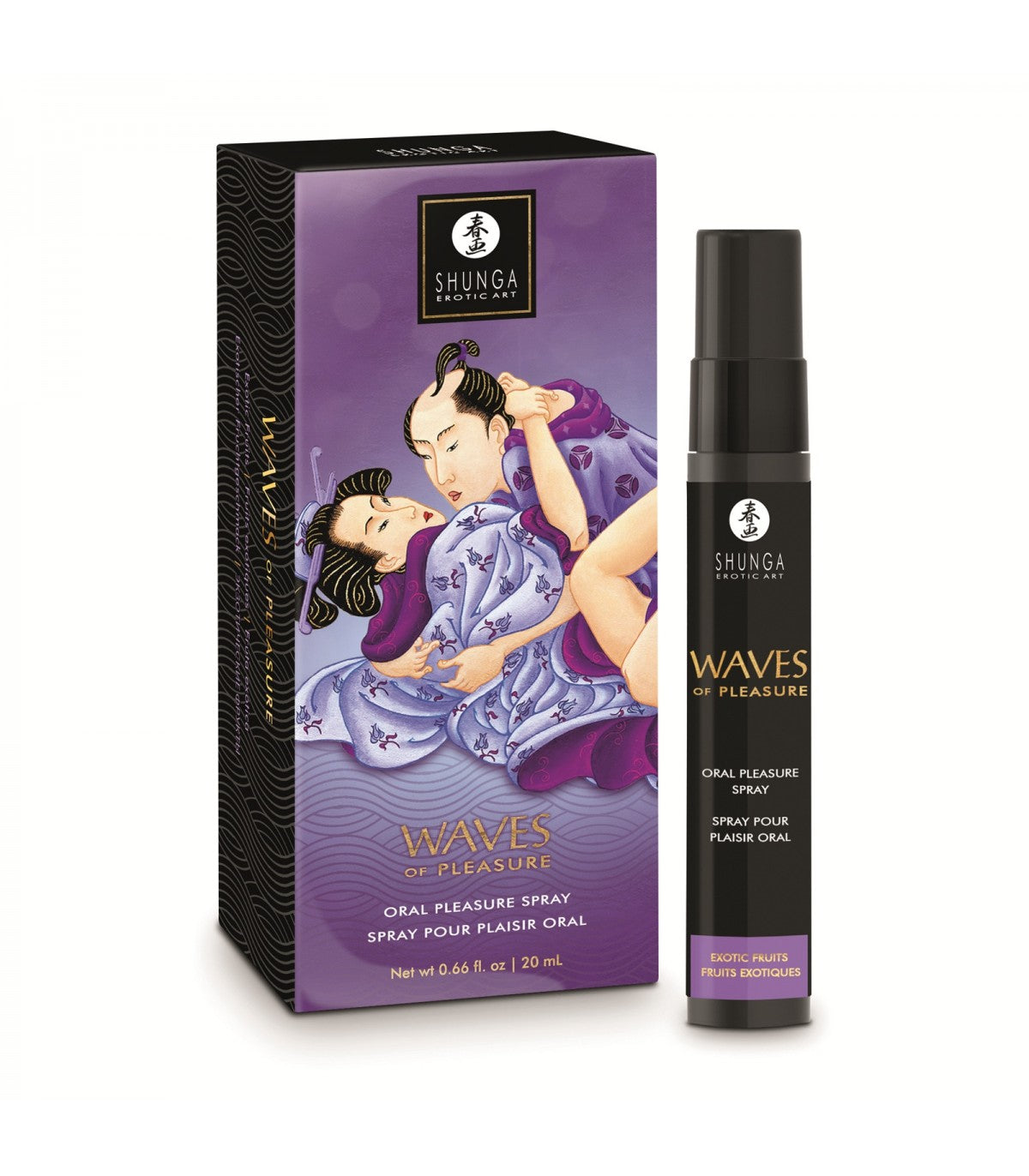 Shunga Spray Oral Waves Pleasure 20 ML Frutas Exóticas