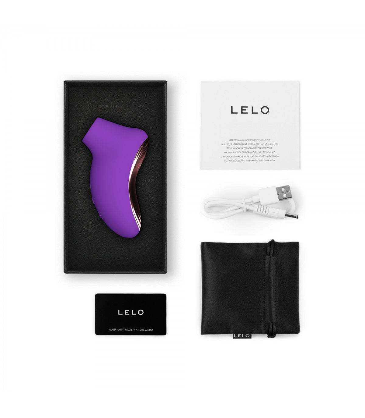 Lelo Sona 2 Travel Lila Masajeador Sónico