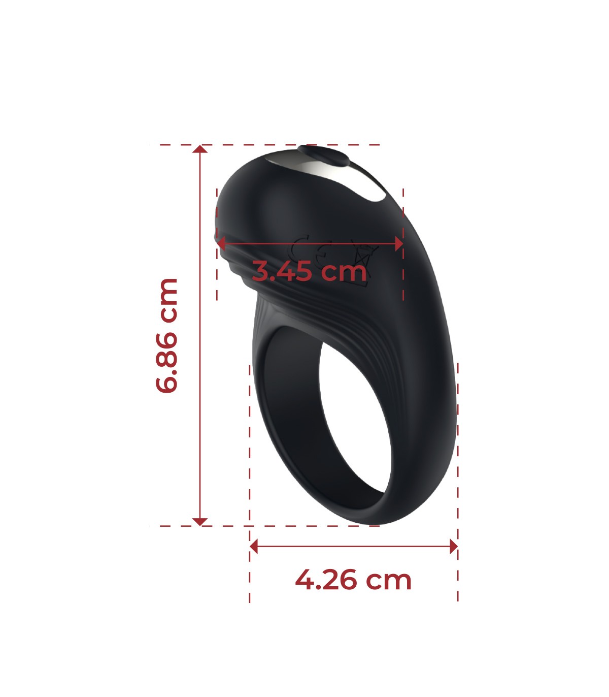 Anillo Vibrador Recargable USB Loop Virgite
