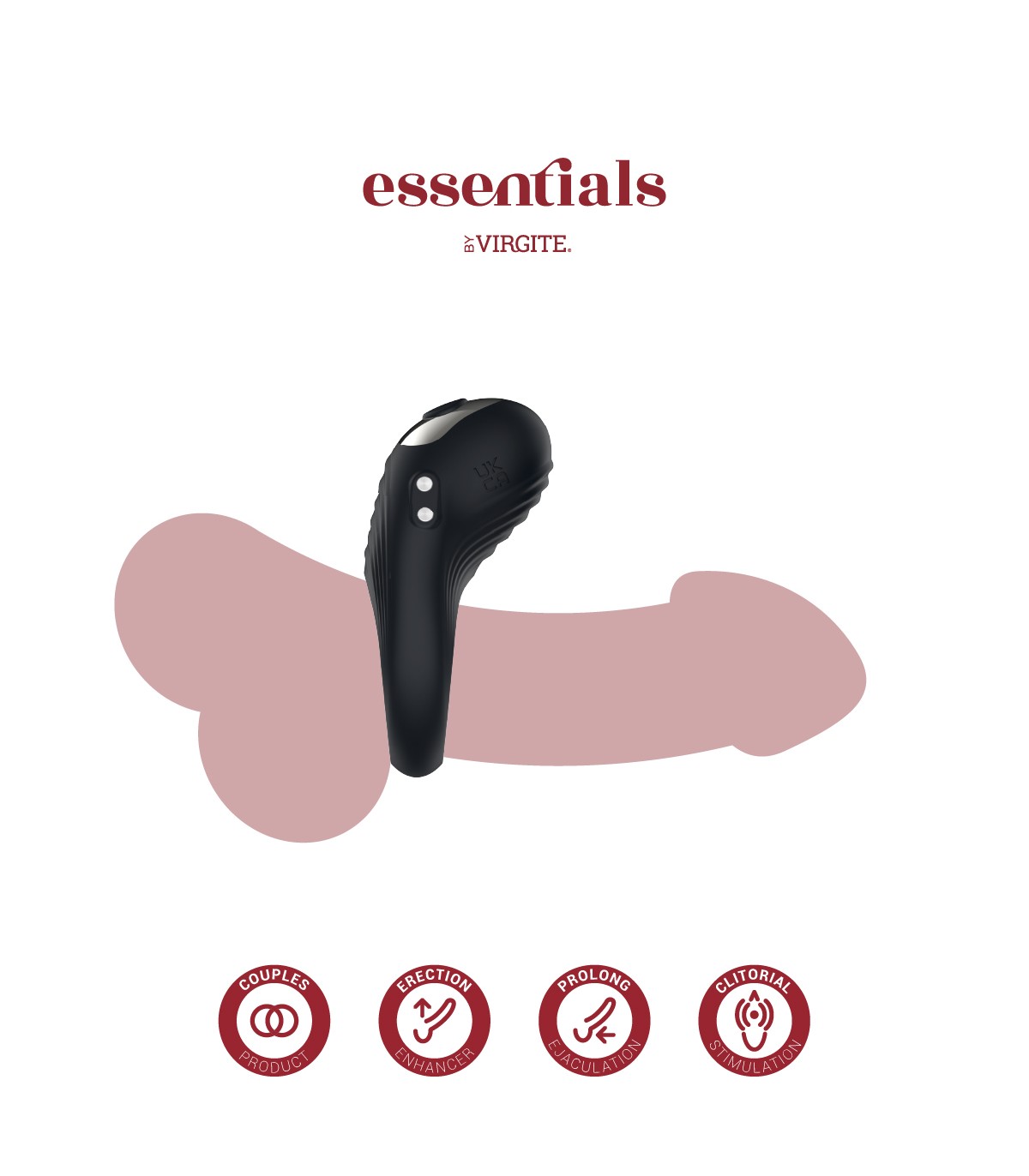 Anillo Vibrador Recargable USB Loop Virgite