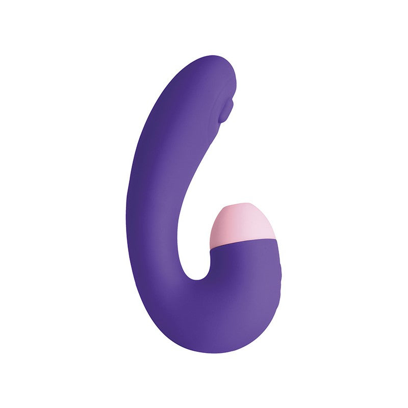 Succionador Vibrador Pleasures Blizzard Purple