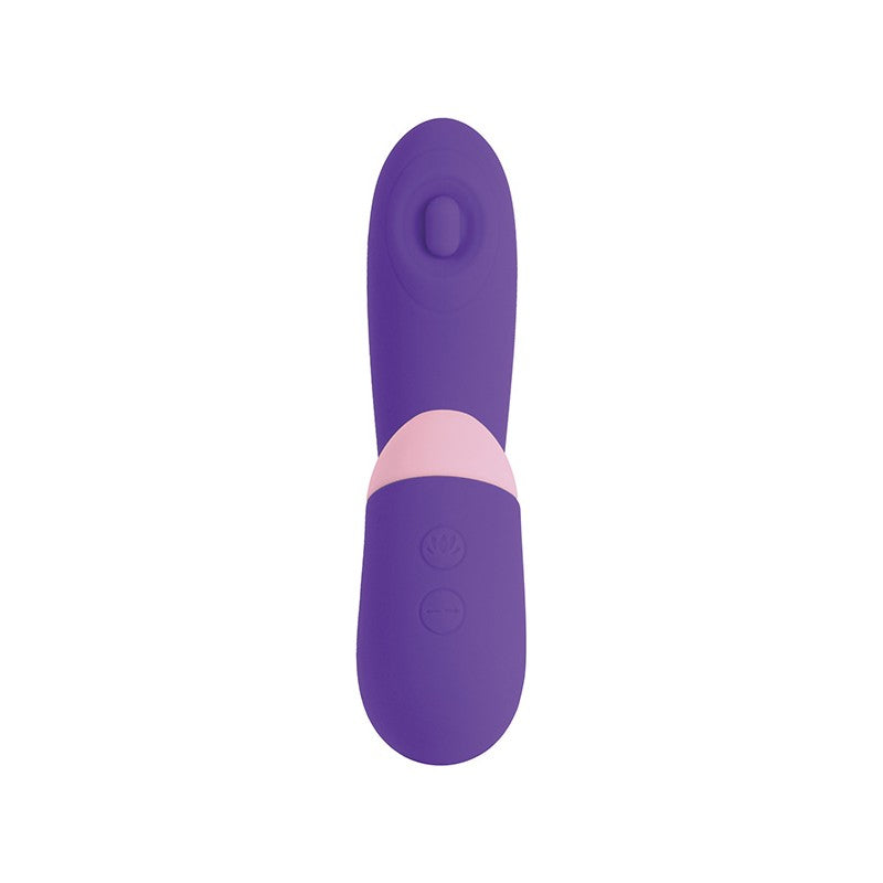 Succionador Vibrador Pleasures Blizzard Purple