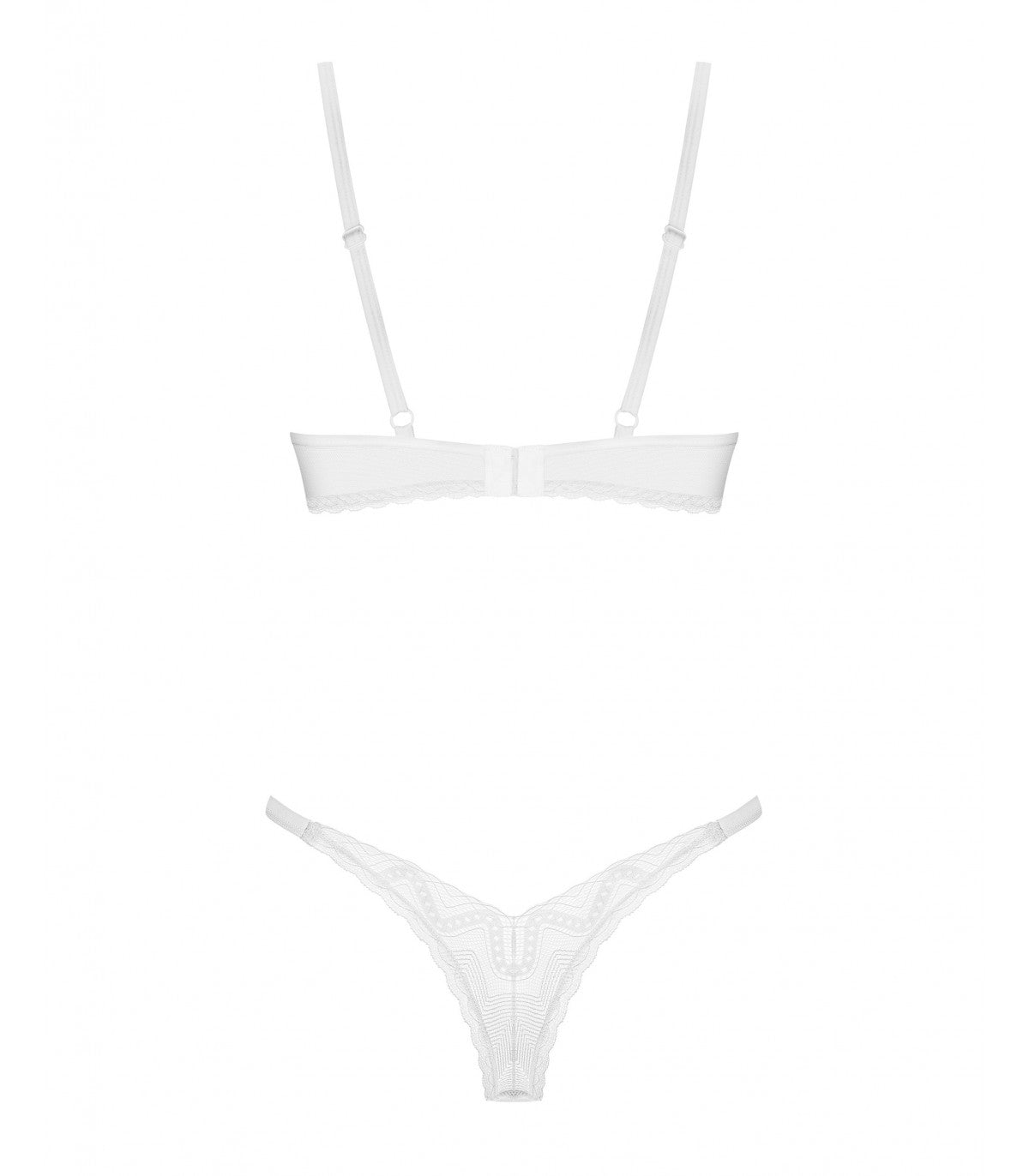 Obsessive Seductive Alissium 2 PCS Set Blanco M/L