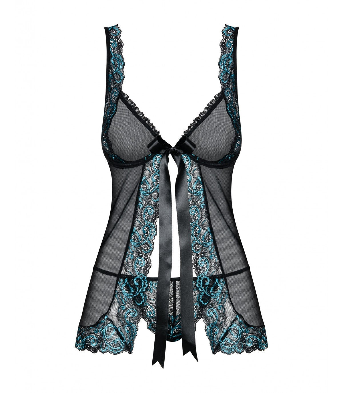 Obsessive Amanta Babydoll L/XL Negro