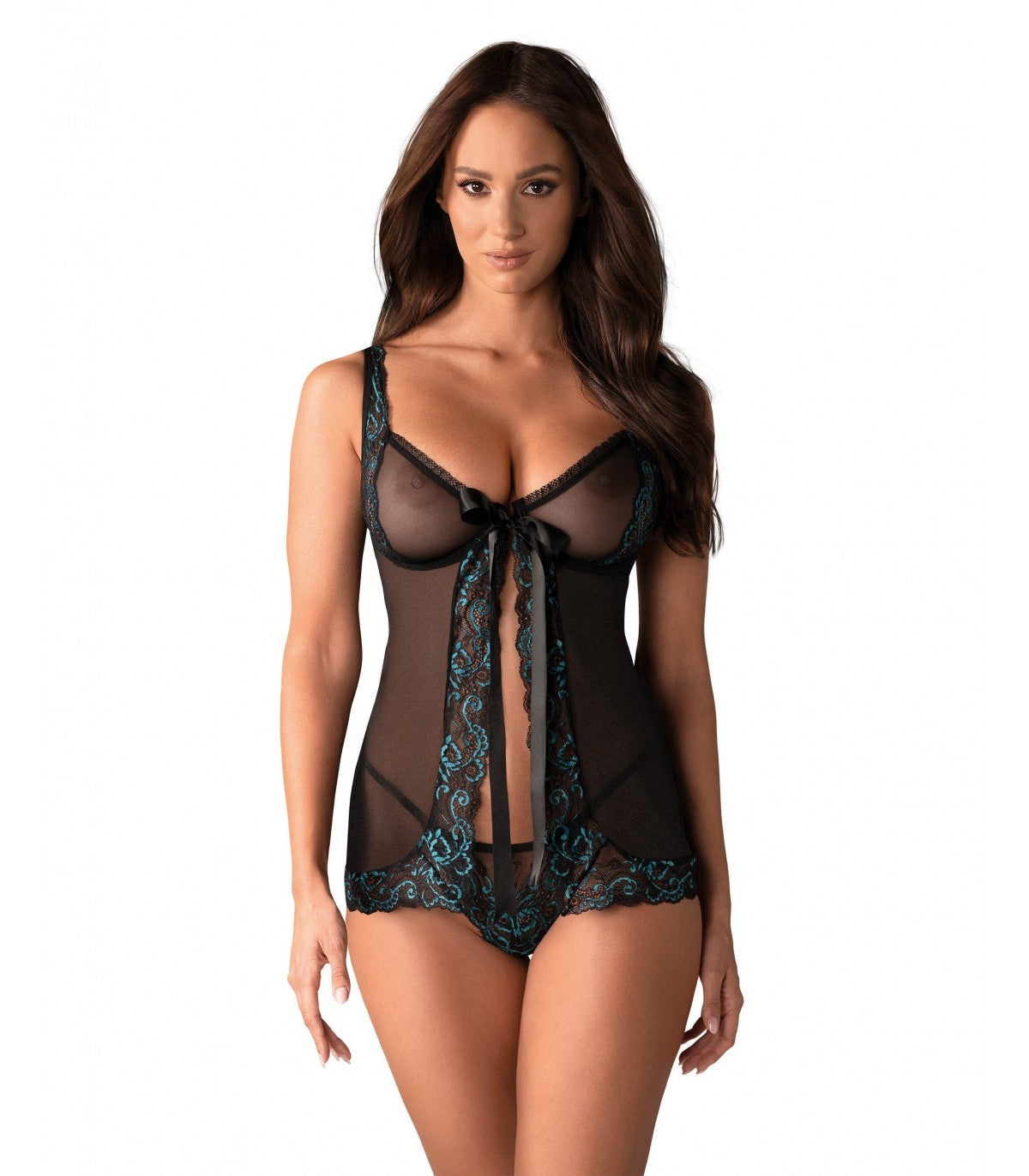 Obsessive Amanta Babydoll L/XL Negro