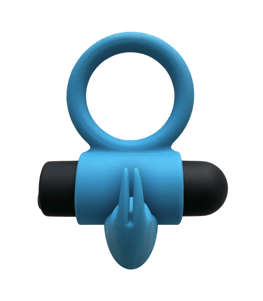 Anillo Vibrador E9 Azul Recargable USB