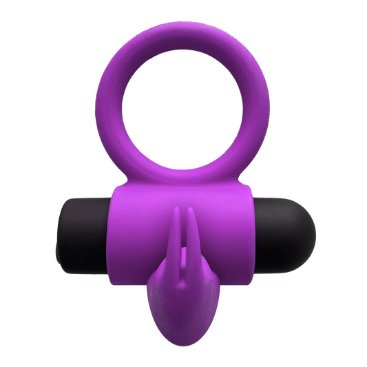 Anillo Vibrador E9 Lila Recargable USB