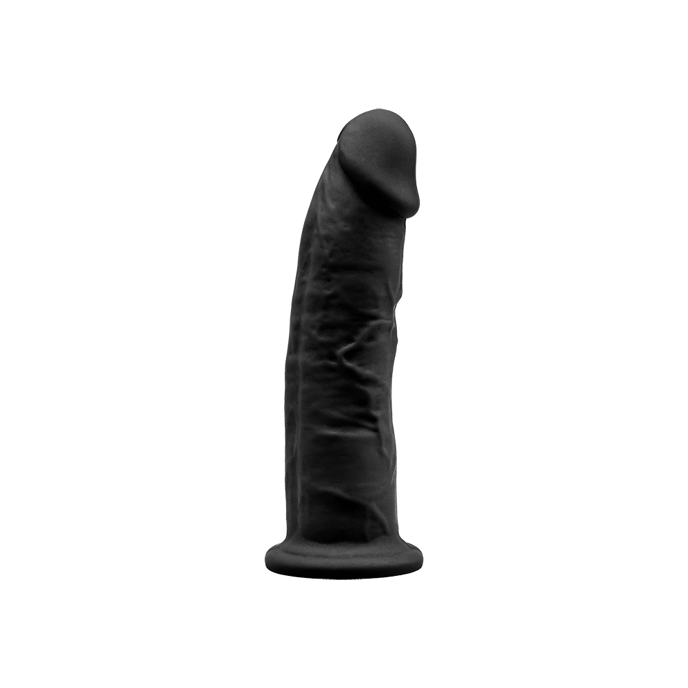 Silexd Dildo Silicona 6" Model 2 Thermo Reactive Negro