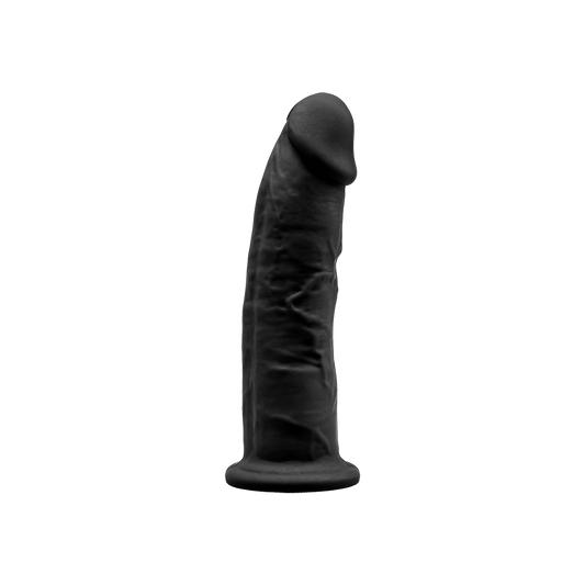 Silexd Dildo Silicona 6" Model 2 Thermo Reactive Negro