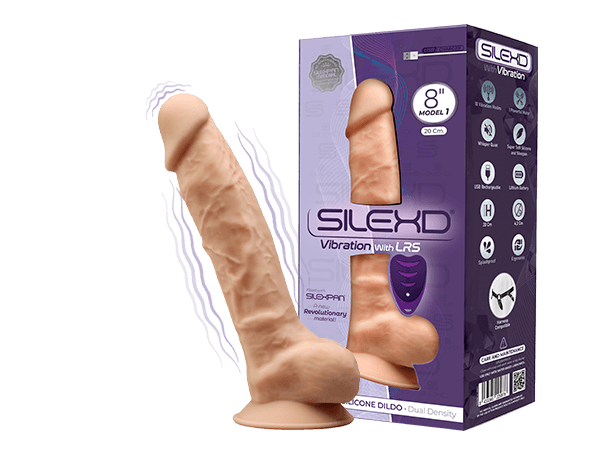 Silexd Vibrador Recargable 8" Control Remoto