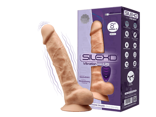 Silexd Vibrador Recargable 8" Control Remoto