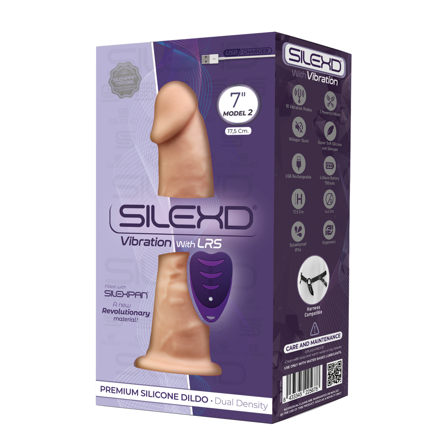 Silexd Vibrador Recargable 7" Control Remoto