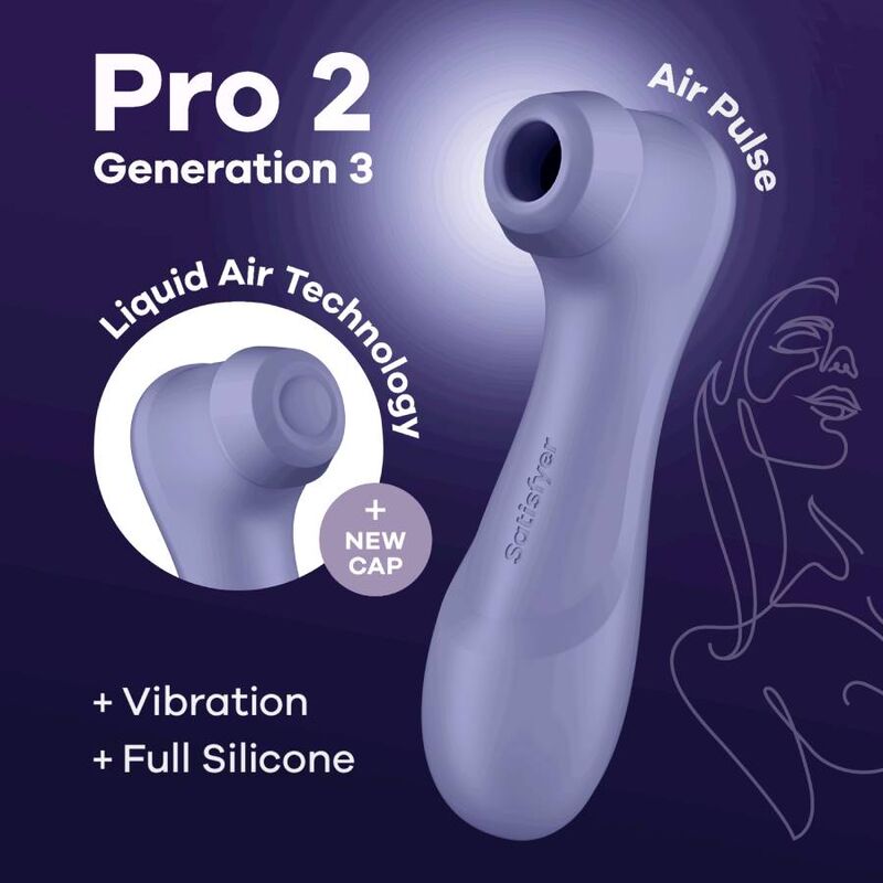 Succionador Satisfyer Pro 2 Generation 3 Lila