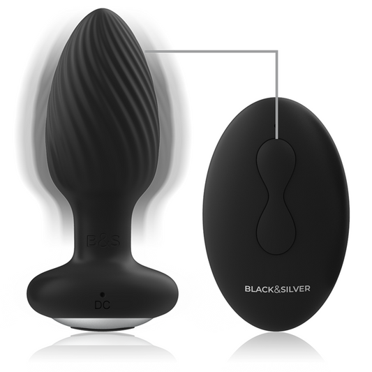 Plug Anal Wells Control Remoto Recargable Negro
