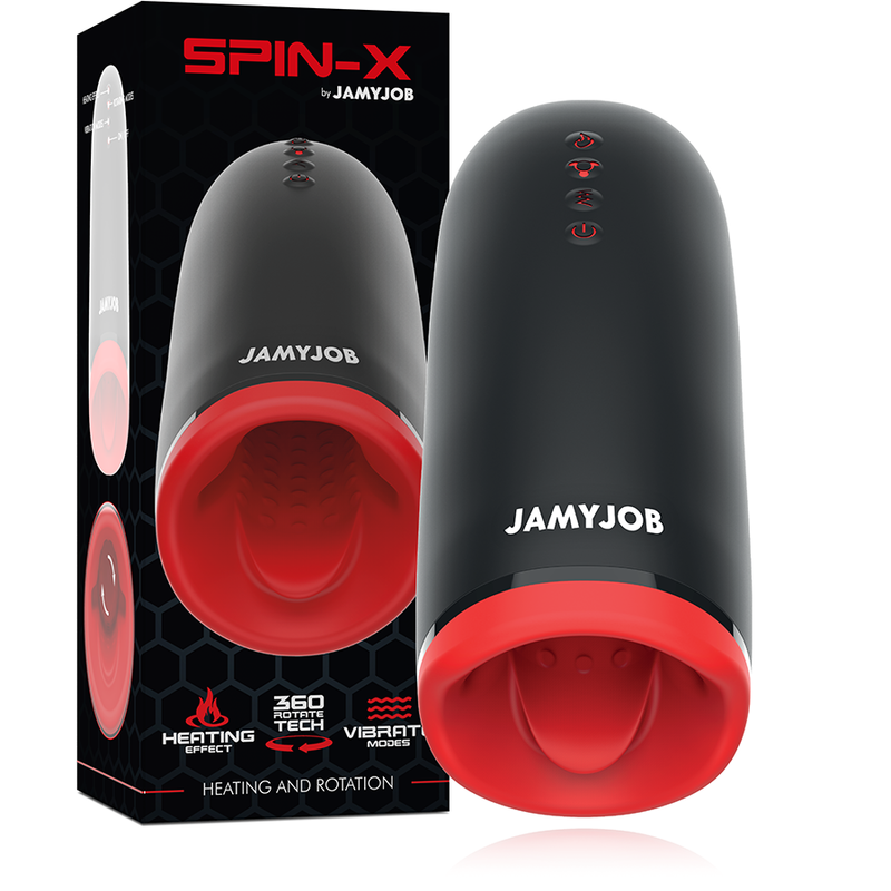 Masturbador Spin-X Con Rotación y Calor