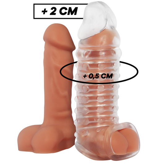 Extensión y Funda de Pene Transparente VirilXL V11