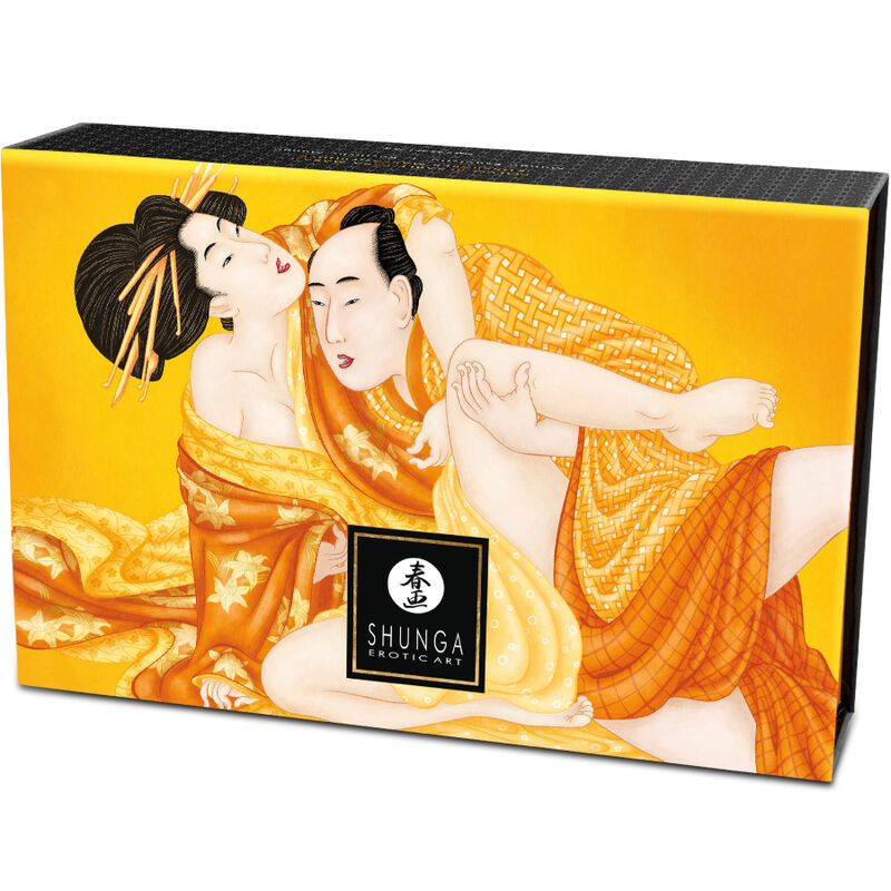 Shunga Polvos de Masaje con Pluma Sabor Mango