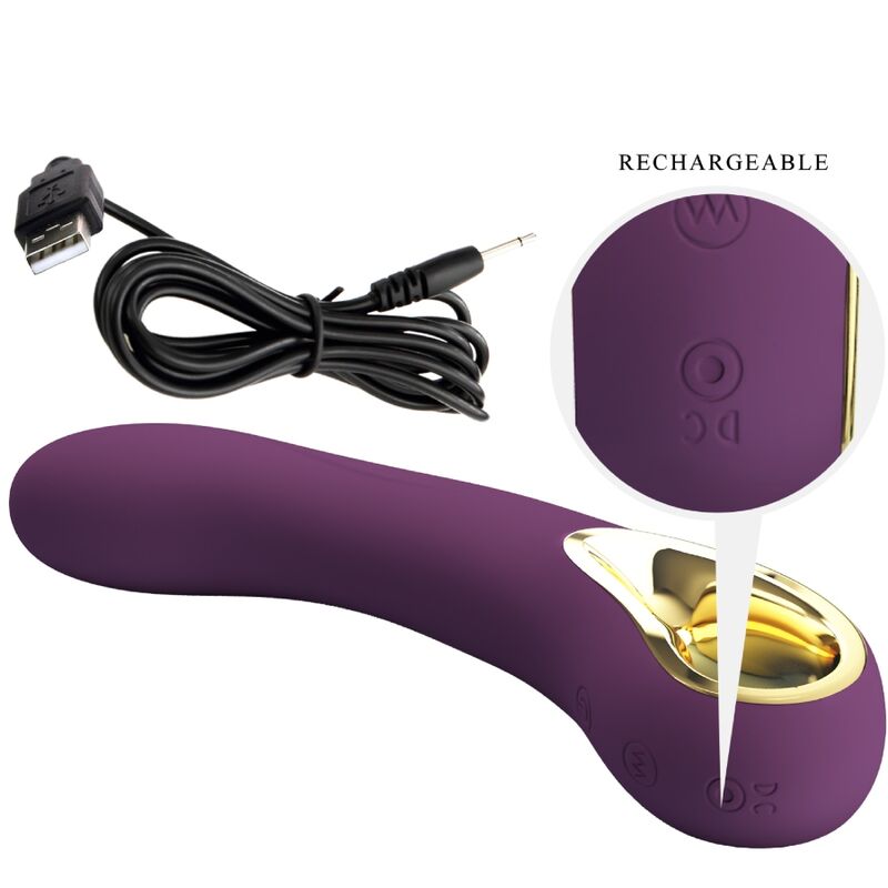 Vibrador Ethan Morado Recargable APP Control Remoto