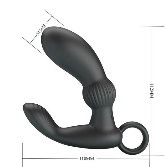 Masajeador Vibrador Prostático Anal  Negro